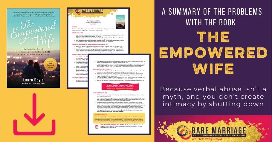 The Problems with The Empowered Wife by Laura Doyle: A Review with Download